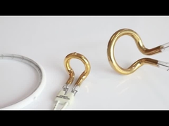 सेमी गोल्ड रिंग शॉर्ट वेव इन्फ्रारेड हीटिंग लैंप रिंग रेडिएटर