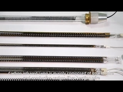 आरएस कार्बन फाइबर क्वार्ट्ज हीटर ट्यूब, सिंगल ट्यूब इन्फ्रारेड हीटिंग लैंप