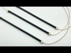 अनुकूलन क्वार्ट्ज हीटिंग इन्फ्रारेड लैंप 220V सिंगल ट्यूब लॉन्ग वेव ब्लैक ट्यूब