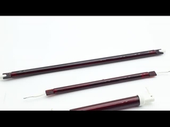 रेड क्वार्ट्ज ग्लास शॉर्ट वेव इर लैंप 1500 मिमी सिरेमिक इन्फ्रारेड हीटिंग एलिमेंट