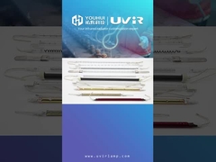 हीटिंग लंबाई के लिए अनुकूलन योग्य आधार हेलोजन लैंप 50-1500 मिमी