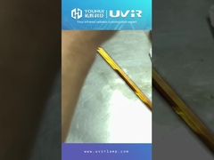 सफेद कोटिंग यू प्रकार क्वार्ट्ज हीटर लैंप ट्यूब हलोजन इन्फ्रारेड क्वार्ट्ज हीटिंग लैंप