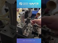 SK17 पारदर्शी क्वार्ट्ज ट्यूब हेलोजन इन्फ्रारेड लैंप 55-575V एकल ट्यूब आईर लैंप