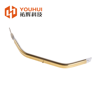 अच्छा दाम सोने की परत वाला शॉर्ट वेव इन्फ्रारेड हीटिंग एलिमेंट ट्यूब 150-6000W ऑनलाइन