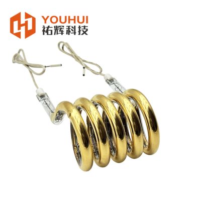 अच्छा दाम 24-575V Voltage 39-600mm Outside Diameter 1100-2600℃ Filament Temperature Ring Infrared Lamp Circular Infrared Heater Tube ऑनलाइन