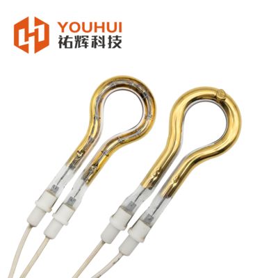 अच्छा दाम Single Tube Short Wave Gold Coating Infrared Heating Element Tube 150-6000W with 85% Heat Efficiency and 5000-20000h Lifespan ऑनलाइन