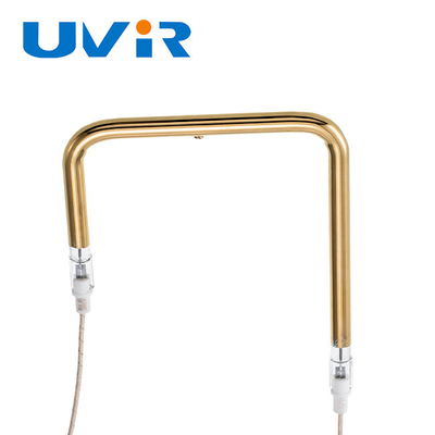 अच्छा दाम UVIR गोल्ड कोटिंग वाला इन्फ्रारेड हीटिंग एलिमेंट ट्यूब 910W 230V ऑनलाइन