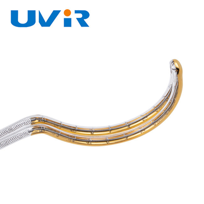 अच्छा दाम 240V 600W गोल्ड कोटेड क्वार्ट्ज़ इन्फ्रारेड हीटिंग लैंप ऑनलाइन