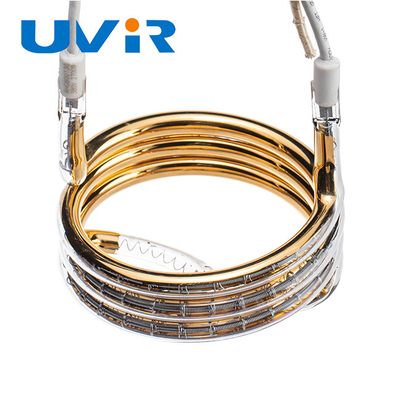 अच्छा दाम सर्कुलर इन्फ्रारेड आईआर हीट लैंप 380V 2700W गोल्ड कोटिंग क्वार्ट्ज ट्यूब ऑनलाइन