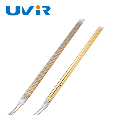टीसी05 गोल्ड रिफ्लेक्टर क्वार्ट्ज़ इन्फ्रारेड लैंप हीटर 3825W 400V
