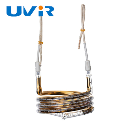 सोना लेपित अंगूठी के आकार का इन्फ्रारेड हीटिंग एलिमेंट 2700W 380V