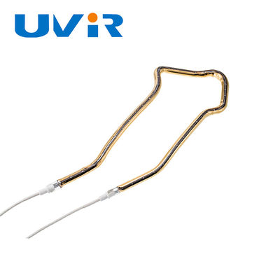 3 डी गोल्ड कोटिंग इन्फ्रारेड हीटर क्वार्ट्ज ट्यूब इलेक्ट्रिक 45-480V