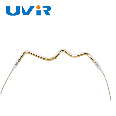 UVIR गोल्ड क्वार्ट्ज़ इन्फ्रारेड हीटिंग ट्यूब 1800-2200°C