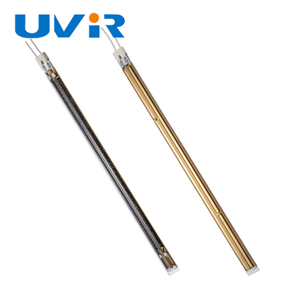 Good price 15x33 TL1145 ट्विन ट्यूब क्वार्ट्ज हीटर लैंप, गोल्ड कोटिंग इर हीटिंग लैंप ऑनलाइन