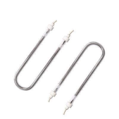 यू-टाइप क्लियर क्वार्ट्ज़ इन्फ्रारेड हीटिंग एलिमेंट ट्यूब 200-4000W