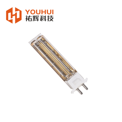 अच्छा दाम 420W 120V ट्विन ट्यूब इन्फ्रारेड लैंप 3डी प्रिंटिंग के लिए सोने की कोटिंग के साथ ऑनलाइन