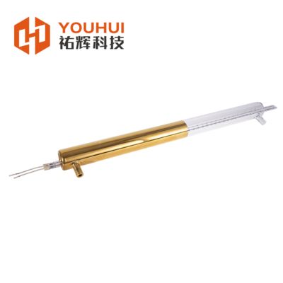 ट्विन ट्यूब हैलोजन हीटर लैंप THC100277 200-6000W स्पष्ट कोटिंग