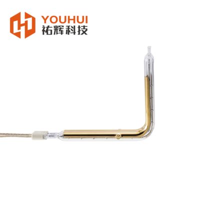 अच्छा दाम L-Shaped 11x23mm Fast Heating Customizable High Efficiency Infrared Heating Element Tube 200-6000W ऑनलाइन