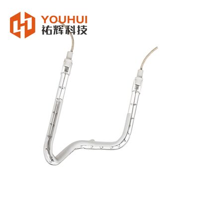 गुणवत्ता औद्योगिक ताप के लिए गोल्ड कोटेड 1660W 230V शॉर्ट वेव आईआर लैंप क्वार्ट्ज इन्फ्रारेड हीटर कारखाना