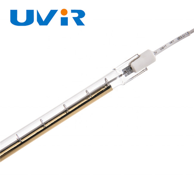 हीटिंग के लिए Haolgen क्वार्ट्ज इन्फ्रारेड लैंप 230V 600W R7S गोल्ड कोटिंग