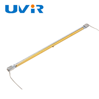 SK17 गोल्ड कोटिंग क्वार्ट्ज़ इन्फ्रारेड हीटर लैंप 1000W 220V
