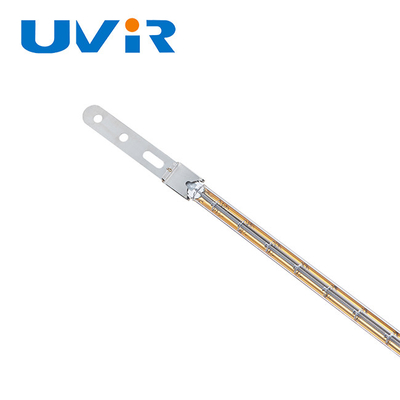 3000W 400V गोल्ड कोटेड इन्फ्रारेड क्वार्ट्ज हीटर लैंप X बेस के साथ