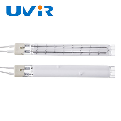 1500W ट्विन ट्यूब इन्फ्रारेड लैंप नाइक्रोम 230V व्हाइट कोटिंग