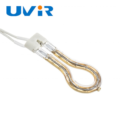गोल्ड रिफ्लेक्टर रिंग इन्फ्रारेड लैंप, 115V 200W शॉर्ट वेव हीट लैंप