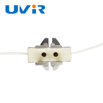 Good price GX9.5 IR लैंप होल्डर, ट्विन ट्यूब हीटर के लिए 250V 5KV हीट लैंप क्लैंप; ऑनलाइन
