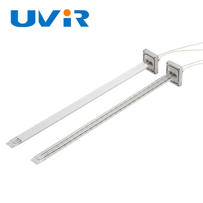 440V 10000W हलोजन ट्यूब बल्ब व्हाइट पेंटेड स्ट्रेट ट्यूब 15x33 CL42 CL72