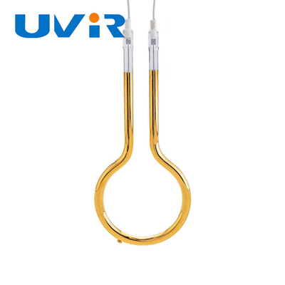 प्लास्टिक वेल्डिंग के लिए UVIR 1kW शॉर्ट वेव इन्फ्रारेड हीट लैंप