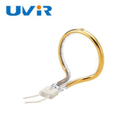 Good price 240V गोल्ड-कोटिंग राउंड राइट एंगल इन्फ्रारेड हीट लैंप शॉर्ट वेव कम ऊर्जा खपत ऑनलाइन