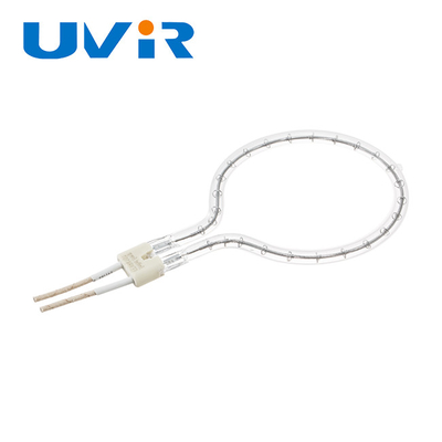 अच्छा दाम 230V 1850W स्पष्ट क्वार्ट्ज ट्यूब रिंग इन्फ्रारेड लैंप ऑनलाइन