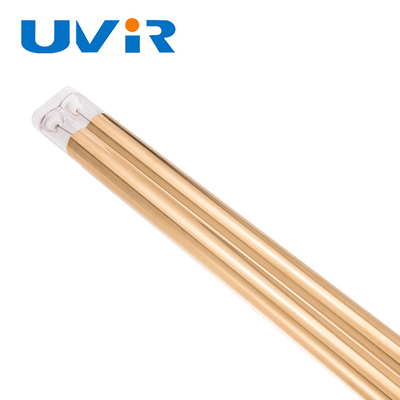 Good price 200-10000w यूवीर गोल्ड कोटिंग ट्विन ट्यूब क्वार्ट्ज लैंप प्रिंटिंग मशीन के लिए IRP इन्फ्रारेड लैंप ऑनलाइन